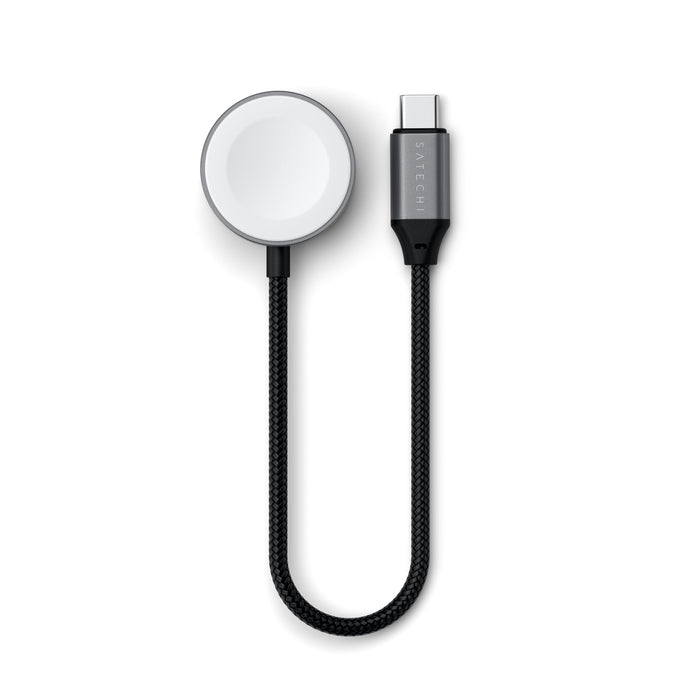 Satechi USB - C Fast Charging Cable for Apple Watch (Space Grey) - Macfixit Australia