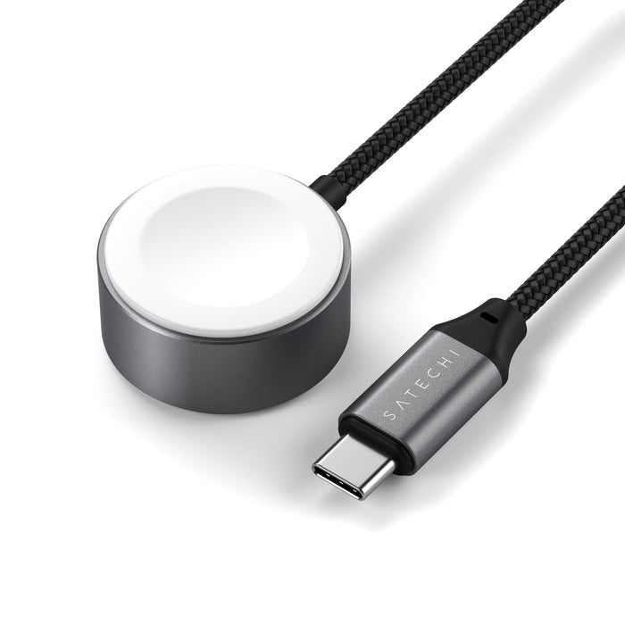 Satechi USB - C Fast Charging Cable for Apple Watch (Space Grey) - Macfixit Australia