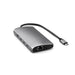 Satechi USB - C Multiport Adapter 8K With Ethernet V3 - Space Grey - Macfixit Australia