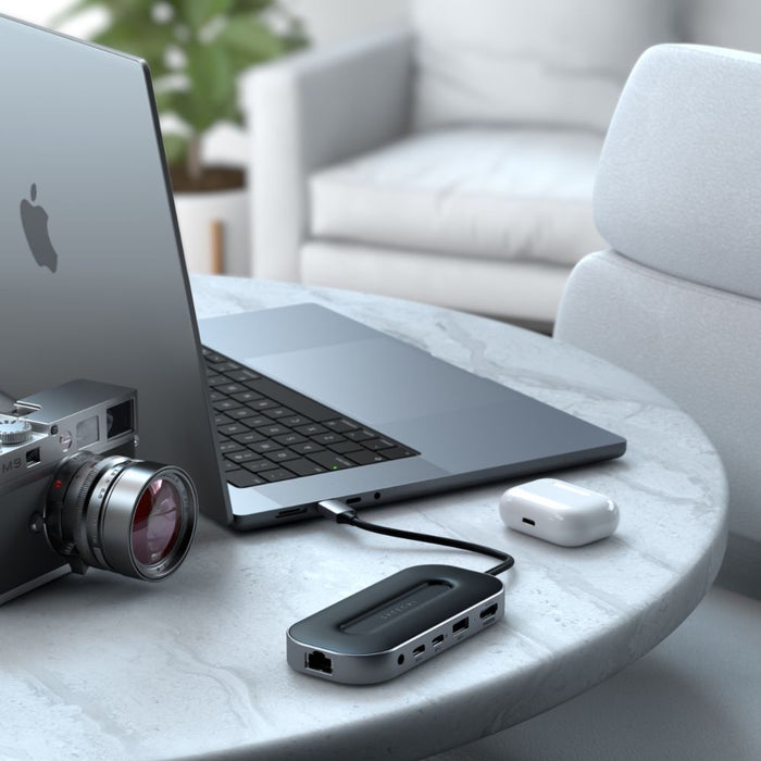 Satechi USB4 Multiport Adapter With 2.5G Ethernet (Space Grey) - Macfixit Australia