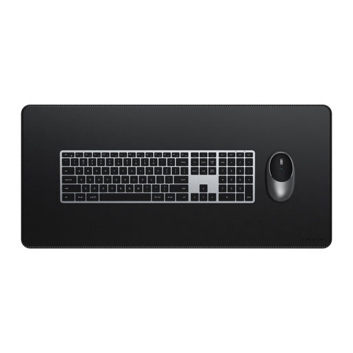 Satechi Vegan - Leather Premium Desk Mat (Black) - Macfixit Australia