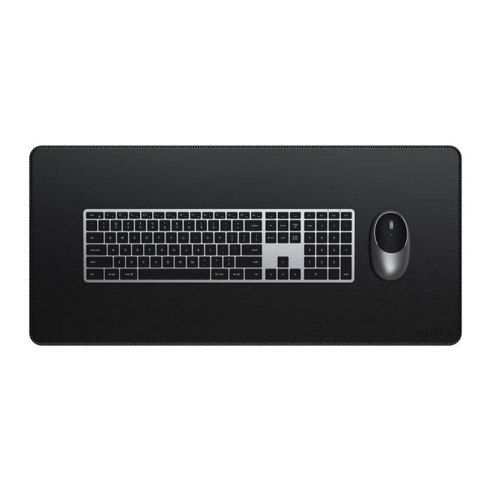 Satechi Vegan - Leather Premium Desk Mat (Black) - Macfixit Australia