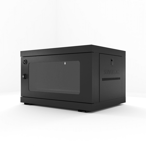 Serveredge 6RU 600mm Wide & 450mm Deep Fully Assembled Wall Mount Server Cabinet - Macfixit Australia