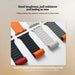 Silicone Magnetic Loop Band - For Apple Watch - Black - Orange - Macfixit Australia