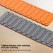 Silicone Magnetic Loop Band - For Apple Watch - Black - Orange - Macfixit Australia