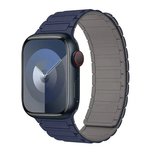 Silicone Magnetic Loop Band - For Apple Watch - Navy - Macfixit Australia