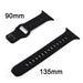 Silicone Sports Band for Apple Watch - Black - Macfixit Australia