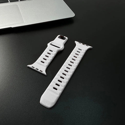 Silicone Sports Band for Apple Watch - Starlight - Macfixit Australia