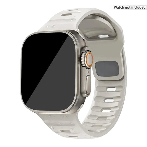 Silicone Sports Band for Apple Watch - Starlight - Macfixit Australia