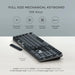 SM3 Slim Mechanical Backlit Bluetooth Keyboard - Dark - Macfixit Australia