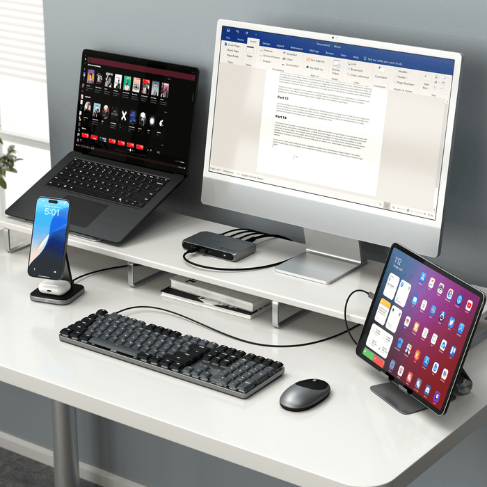 SM3 Slim Mechanical Backlit Bluetooth Keyboard - Dark - Macfixit Australia