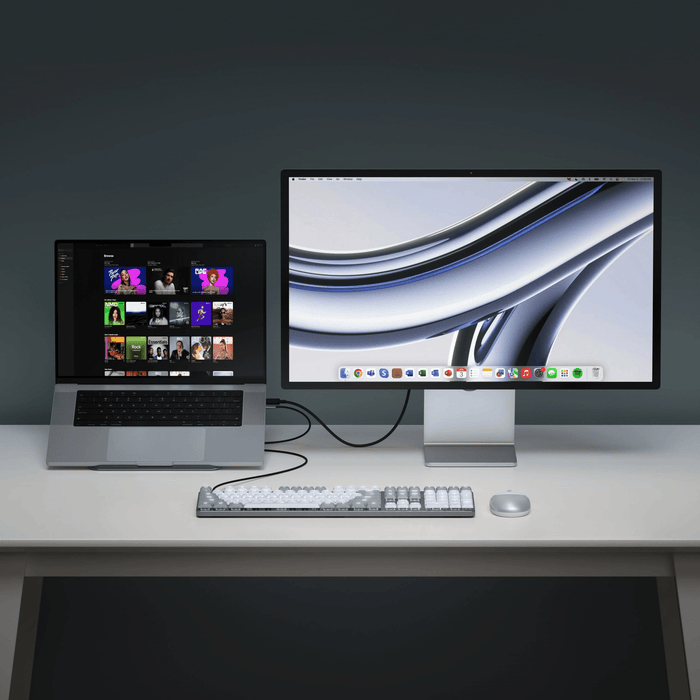 SM3 Slim Mechanical Backlit Bluetooth Keyboard - Light - Macfixit Australia