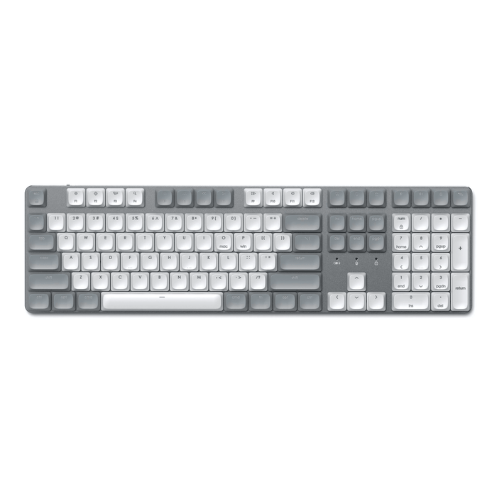 SM3 Slim Mechanical Backlit Bluetooth Keyboard - Light - Macfixit Australia