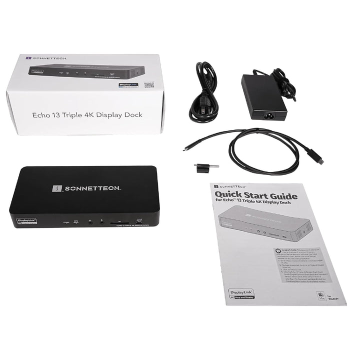 Sonnet Echo 13 Triple 4K Display Dock - Macfixit Australia