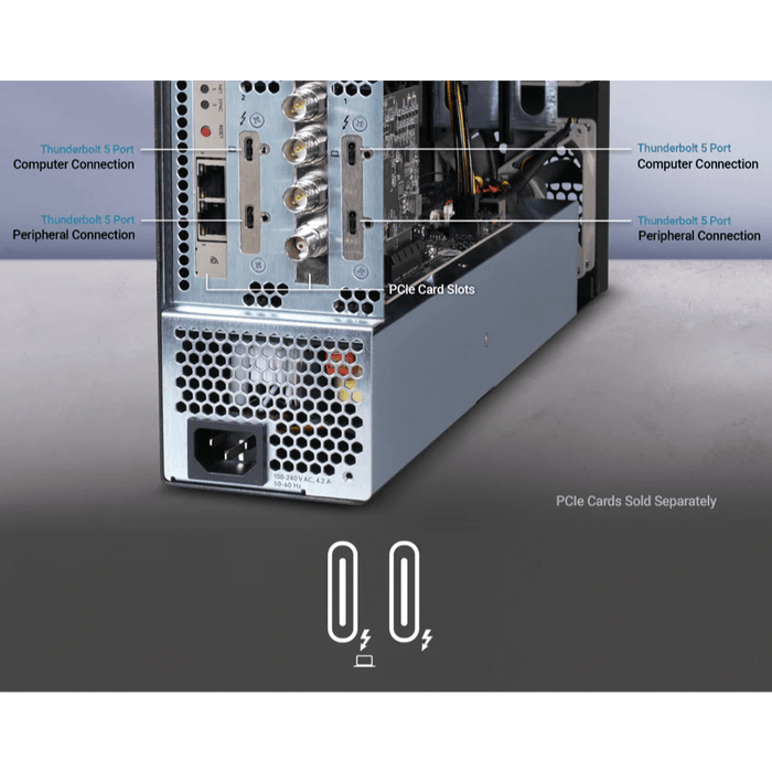 Sonnet Echo II DV T5 Desktop Thunderbolt 5 (2 PCIe slots for pro DV cards) - Macfixit Australia