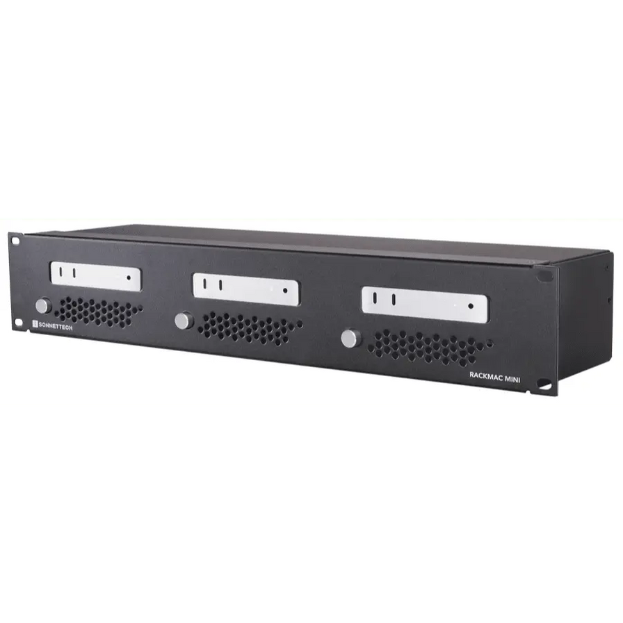 Sonnet RackMac mini (2024+) Enclosure - 2U Rack Kit for 3 Mac Mini ...