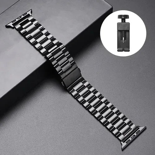Stainless Steel Band for Apple Watch - Black - Macfixit Australia