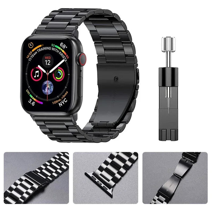 Stainless Steel Band for Apple Watch - Black - Macfixit Australia