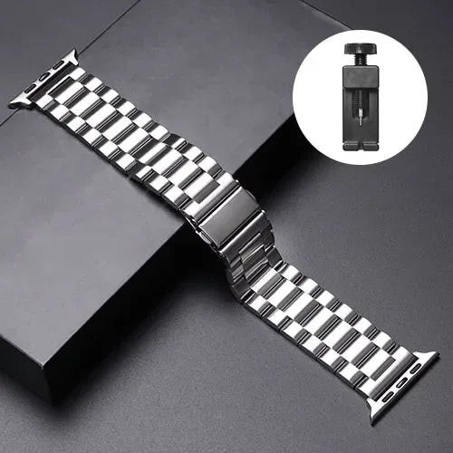 Stainless Steel Band for Apple Watch - Silver - Macfixit Australia