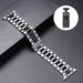 Stainless Steel Band for Apple Watch - Silver - Black - Macfixit Australia