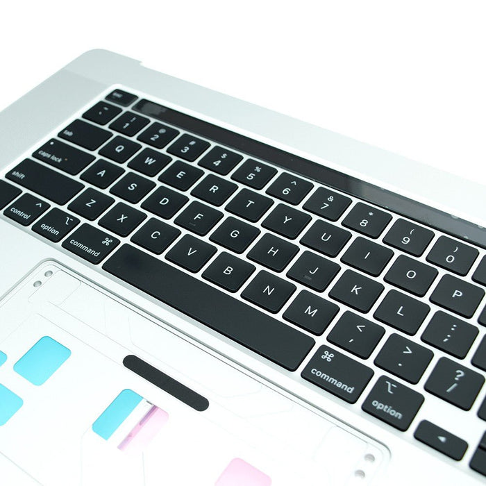 Top Case With Keyboard & Touch Bar For MacBook Pro 16" A2141 (2019) (US Keyboard) - Silver - Macfixit Australia