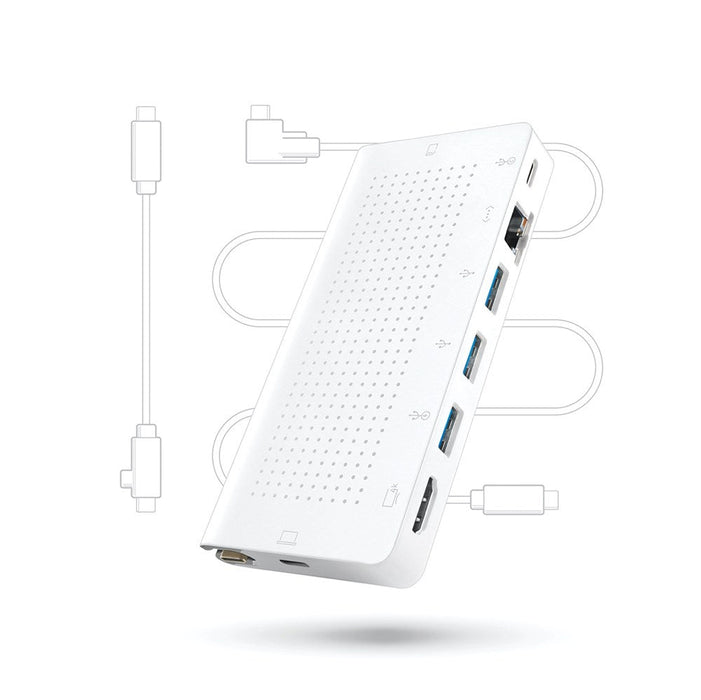 Twelve South - StayGo USB - C Hub - White - Macfixit Australia