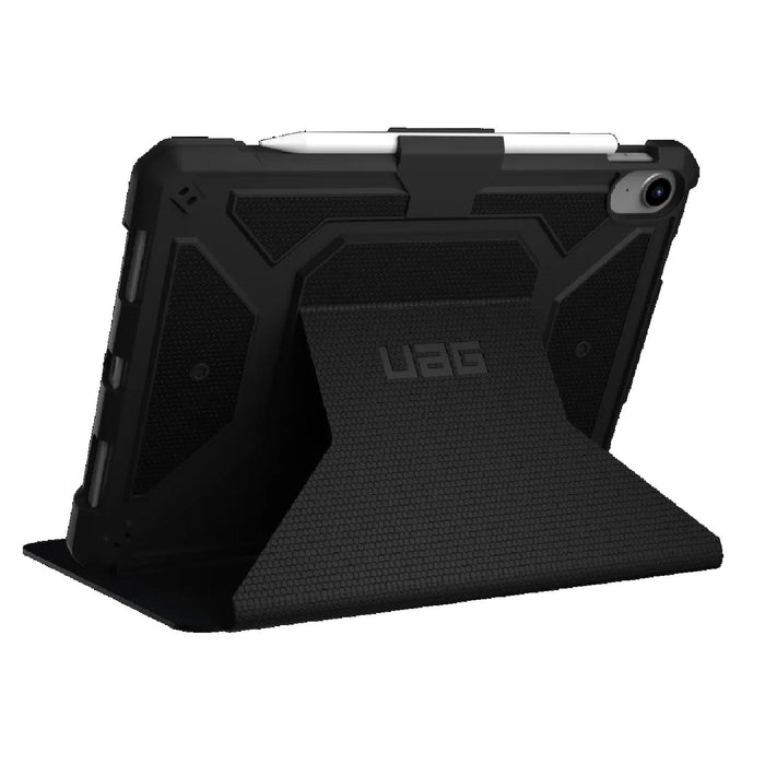 UAG Metropolis Apple iPad (10.9") 11th Gen (A16) / iPad 10th Gen Folio Rugged Case (Black), DROP+ Military Standard - Macfixit Australia