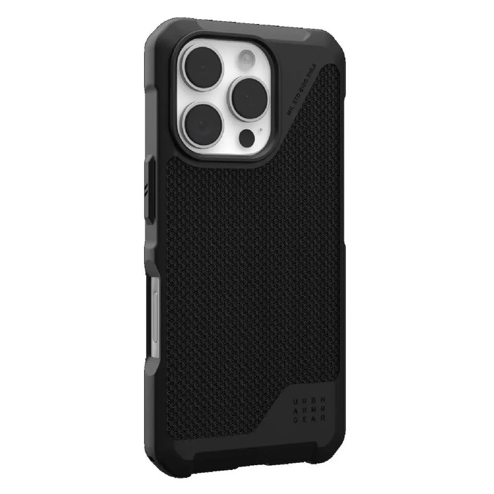 UAG Metropolis LT Magsafe Apple iPhone 16 Pro (6.3") Rugged Case - Kevlar Black - Macfixit Australia