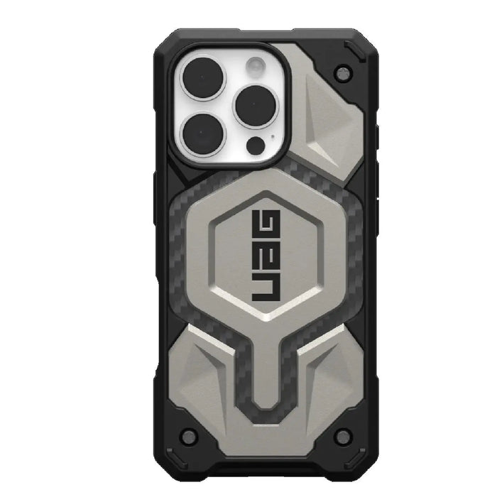 UAG Monarch Pro Apple iPhone 16 Pro (6.3") Rugged Case - Titanium - Macfixit Australia