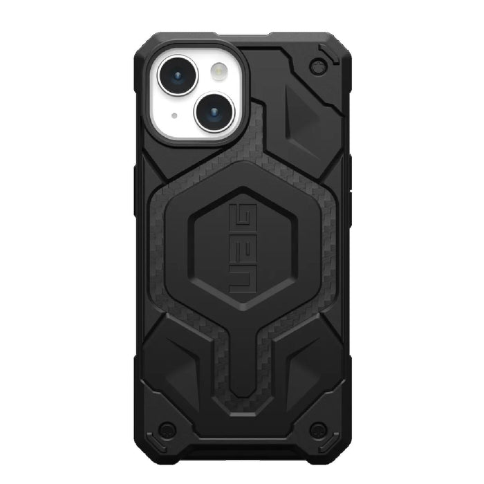 UAG Monarch Pro MagSafe Apple iPhone 15 (6.1") Rugged Case - Carbon Fiber - Macfixit Australia
