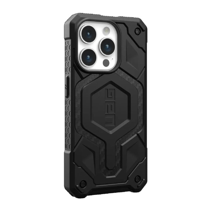 UAG Monarch Pro MagSafe Apple iPhone 15 Pro Max (6.7") Rugged Case - Carbon Fiber - Macfixit Australia