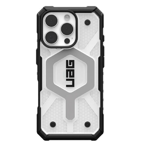 UAG Pathfinder Clear MagSafe Apple iPhone 16 Pro (6.3") Rugged Case - Ice/Silver - Macfixit Australia