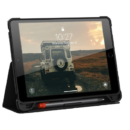 UAG Plyo Apple iPad (10.2") (9th/8th/7th Gen) Folio Rugged Case - Black/Ice - Macfixit Australia