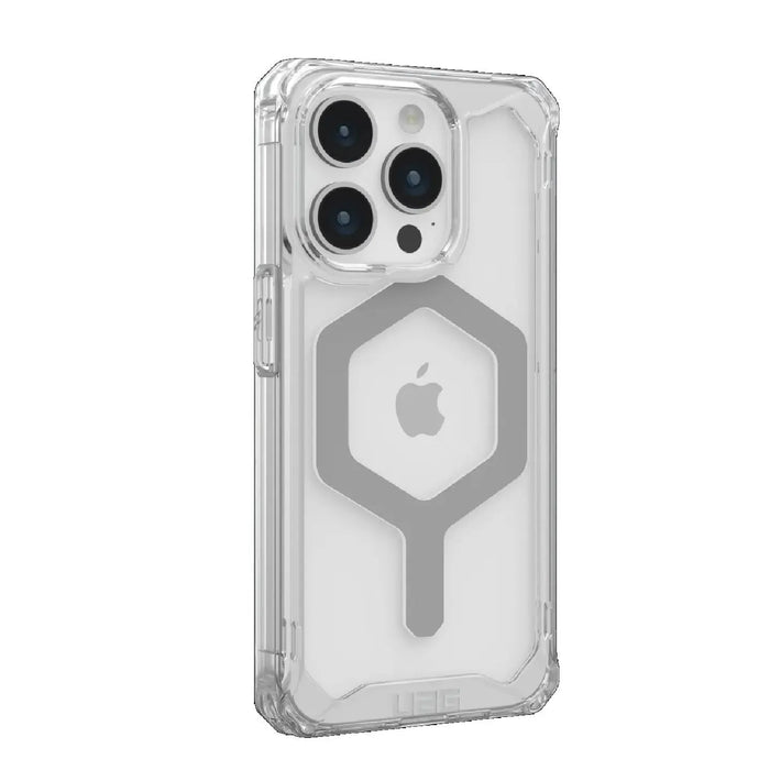 UAG Plyo MagSafe Apple iPhone 15 Pro Max (6.7") Rugged Case - Ice/Silver - Macfixit Australia