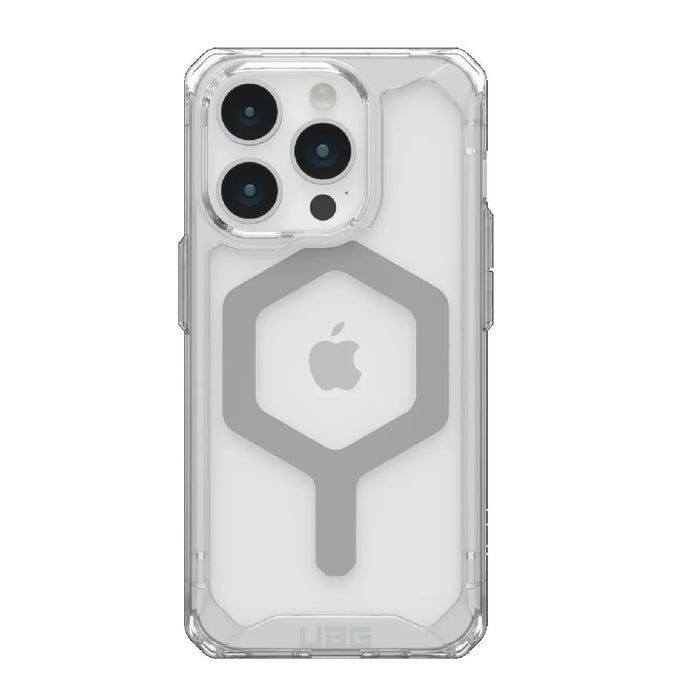 UAG Plyo MagSafe Apple iPhone 15 Pro Max (6.7") Rugged Case - Ice/Silver - Macfixit Australia