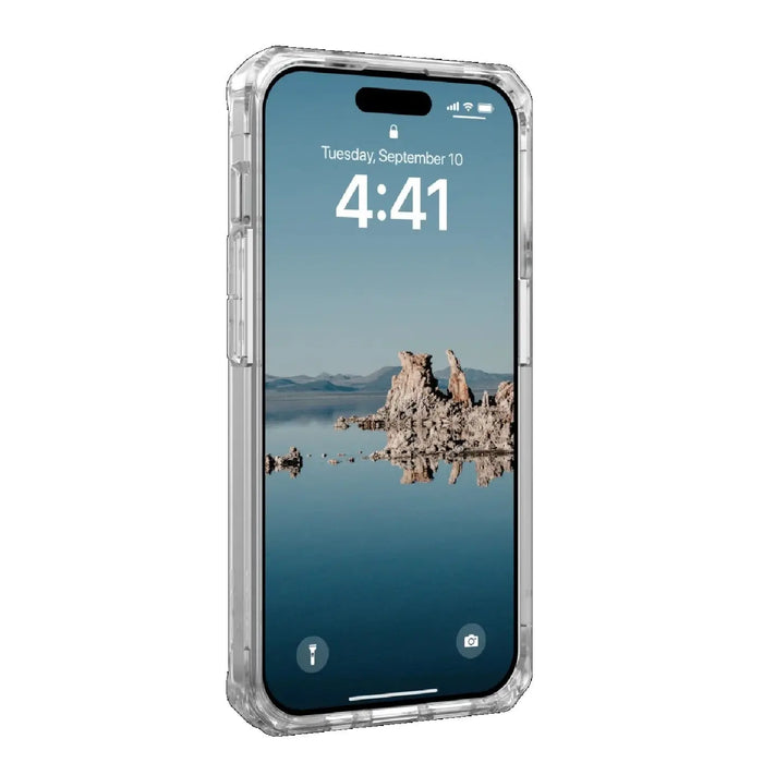 UAG Plyo MagSafe Apple iPhone 15 Pro Max (6.7") Rugged Case - Ice/Silver - Macfixit Australia
