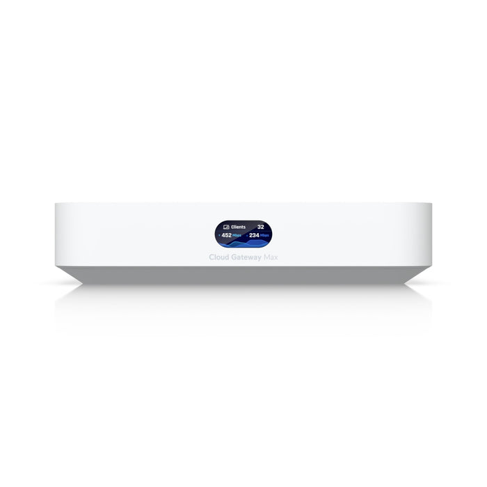 Ubiquiti Cloud Gateway Max, Compact 2.5G With 30+ UniFi device/300+ Client Support, 1.5 Gbps IPS Routing, 512GB NVMe SSD Included - Macfixit Australia