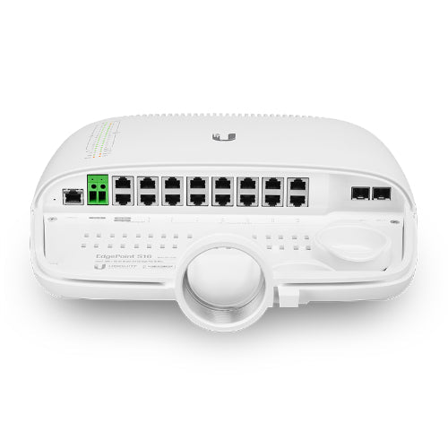 Ubiquiti EdgePoint 16 Port PoE Outdoor WISP Switch - 4x 54v/24v PoE Ports, 12x 802.3af 48v PoE Ports - ESD Power Protection - Macfixit Australia