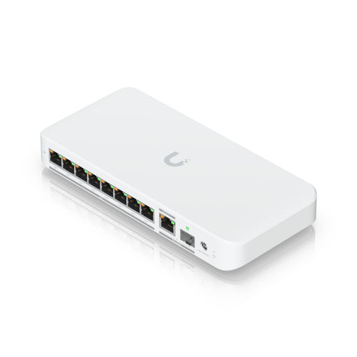Ubiquiti Flex 2.5G PoE, 8 - port 2.5 GbE PoE++ Switch,10 GbE RJ45/SFP+ Combination Uplink Port,Powered With PoE+++ or AC - Macfixit Australia