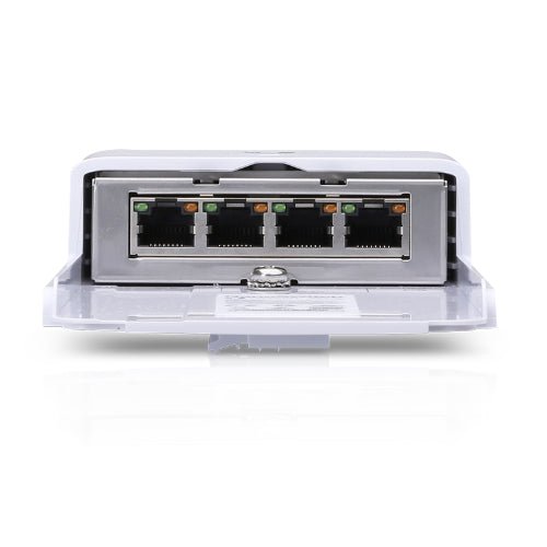 Ubiquiti NanoSwitch, N - SW, With Four Gigabit Ethernet Ports, Outdoor, Weather - resistant Enclosure - Macfixit Australia