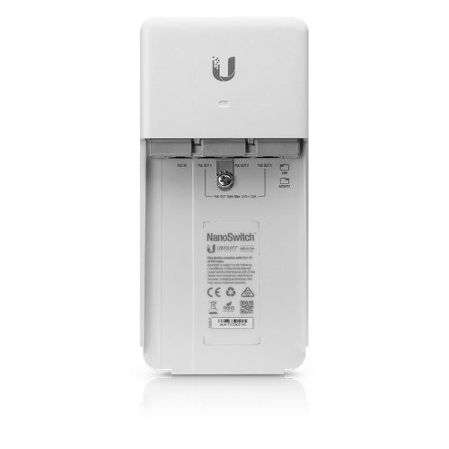 Ubiquiti NanoSwitch, N - SW, With Four Gigabit Ethernet Ports, Outdoor, Weather - resistant Enclosure - Macfixit Australia