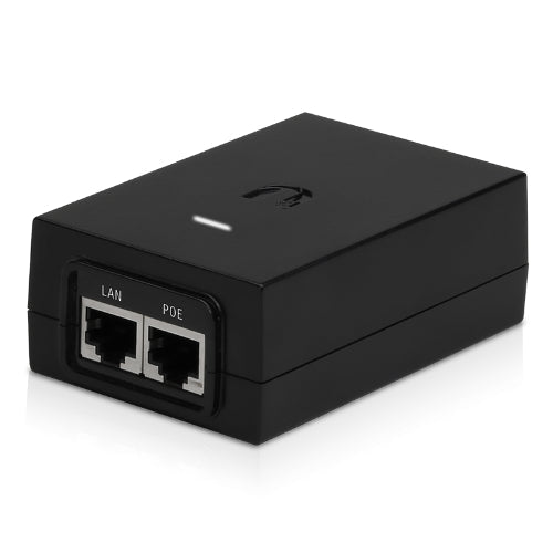 Ubiquiti POE Injector, 48V DC 24W Gigabit Lan, Black, Surge and Clamping Protection, Superceded by NHU - U - POE - AT - Macfixit Australia