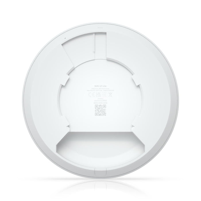 Ubiquiti U7 Lite,Compact, Ceiling - mounted WiFi 7 AP, 4 Spatial Streams,2.5 GbE Uplink,115 m² Coverage,200+ Connected Devices,Power via POE - Macfixit Australia