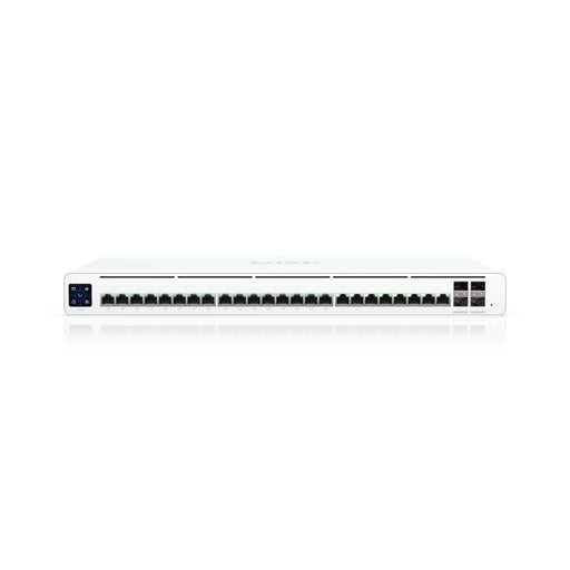 Ubiquiti UISP Switch Professional, 24 GbE RJ45 ports, 16 with 27V Passive PoE Output, 4 10G SFP+ ports, Color Touchscreen - Macfixit Australia