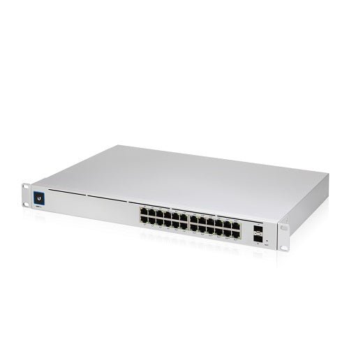 Ubiquiti UniFi 24 port Managed Gigabit Layer2 & Layer3 Switch, Auto - sensing 802.3at PoE+ & 802.3bt PoE, SFP+, Touch Display - 400W GEN2 - Macfixit Australia
