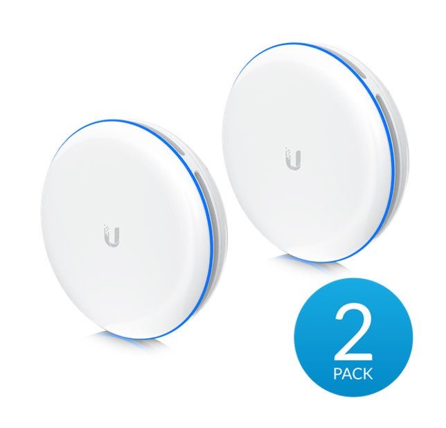 Ubiquiti UniFi Building - to - Building Bridge - 60 GHz Wireless Bridge with a 10 Gbps SFP+ Interface, Complete PtP Link, Sold as 2 Pack - Macfixit Australia