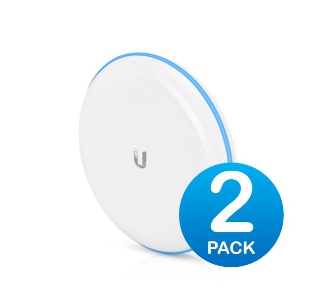 Ubiquiti UniFi Building - to - Building Bridge - 60GHz 1.7Gbps Link - Complete PtP Link, Built - in LED alignment indicators, Sold as 2 Pack - Macfixit Australia