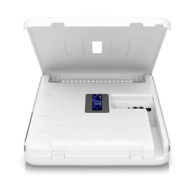 Ubiquiti UniFi Dream Wall, Wall - mountable UniFi Cloud Gateway, Built - in WiFi 6 Access Point, PoE Switching, UniFi OS Console, 3.5+ Gbps - Macfixit Australia