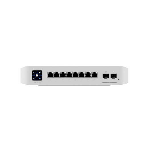 Ubiquiti UniFi Network, Switch, 8 - Port, POE 120W, (6) GbE PoE+ Ports, (2) GbE PoE++ Ports, (2) 10G SFP+ Ports, Layer 3, Wall Mount - Macfixit Australia
