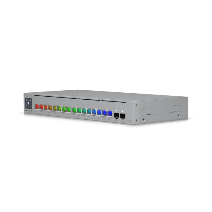 Ubiquiti UniFi Network,Pro Max 16 PoE Switch,16 - port, Layer 3 Etherlighting, 2.5 GbE, PoE++ Output, Versatile Mounting Option,180W PoE - Macfixit Australia